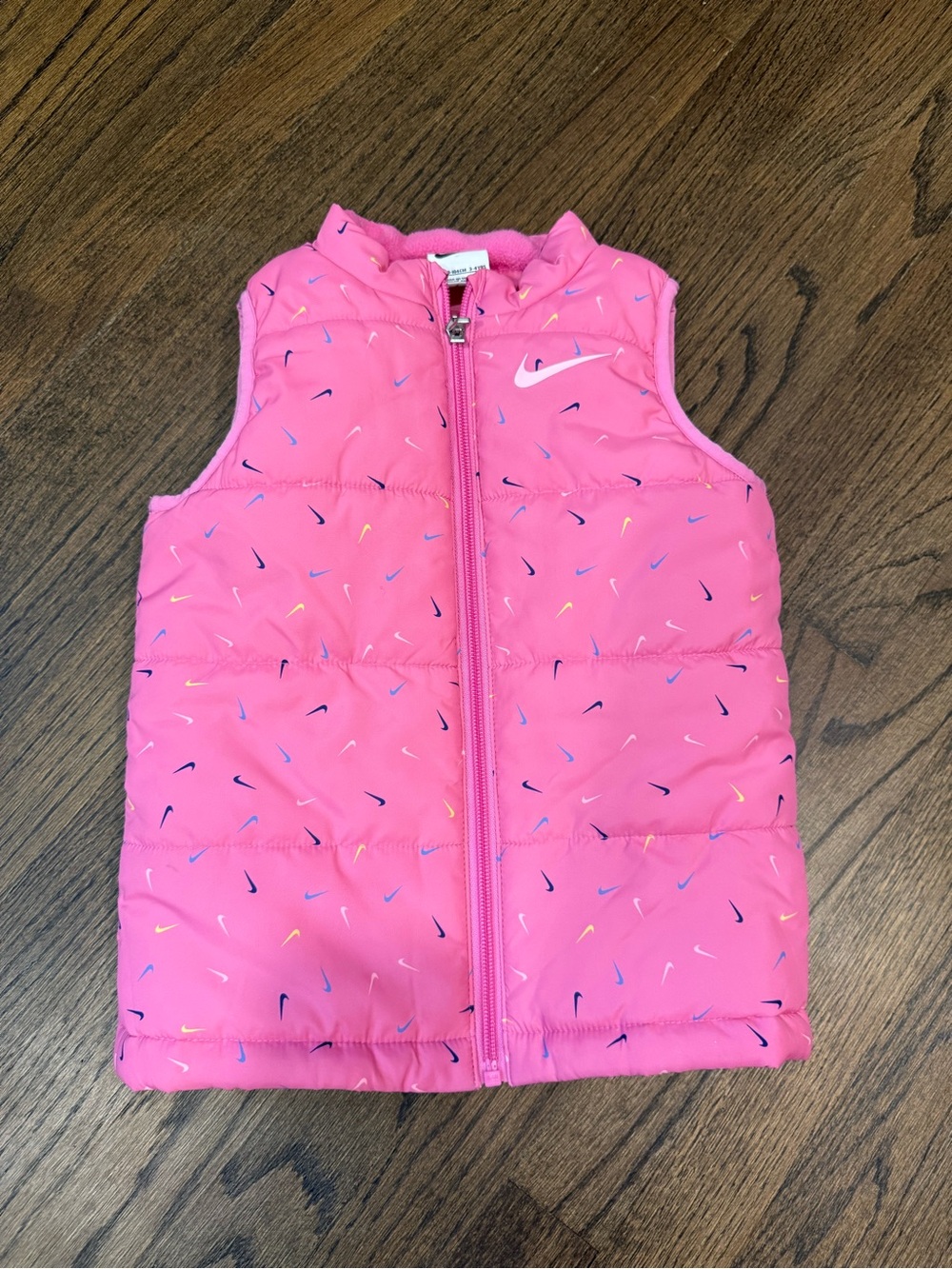 Nike Kids Pink Puffer Vest